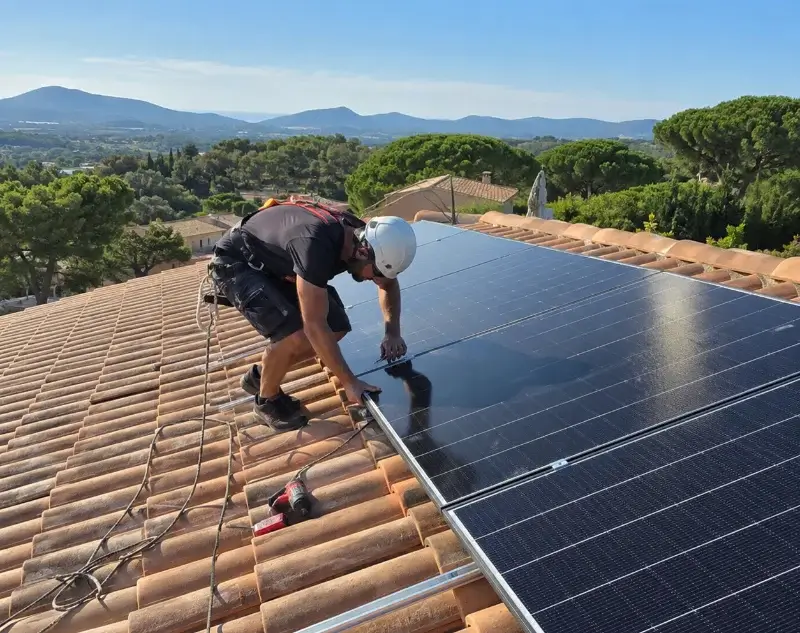 Installateur panneaux solaires Fomperron — pose photovoltaïque sur toiture